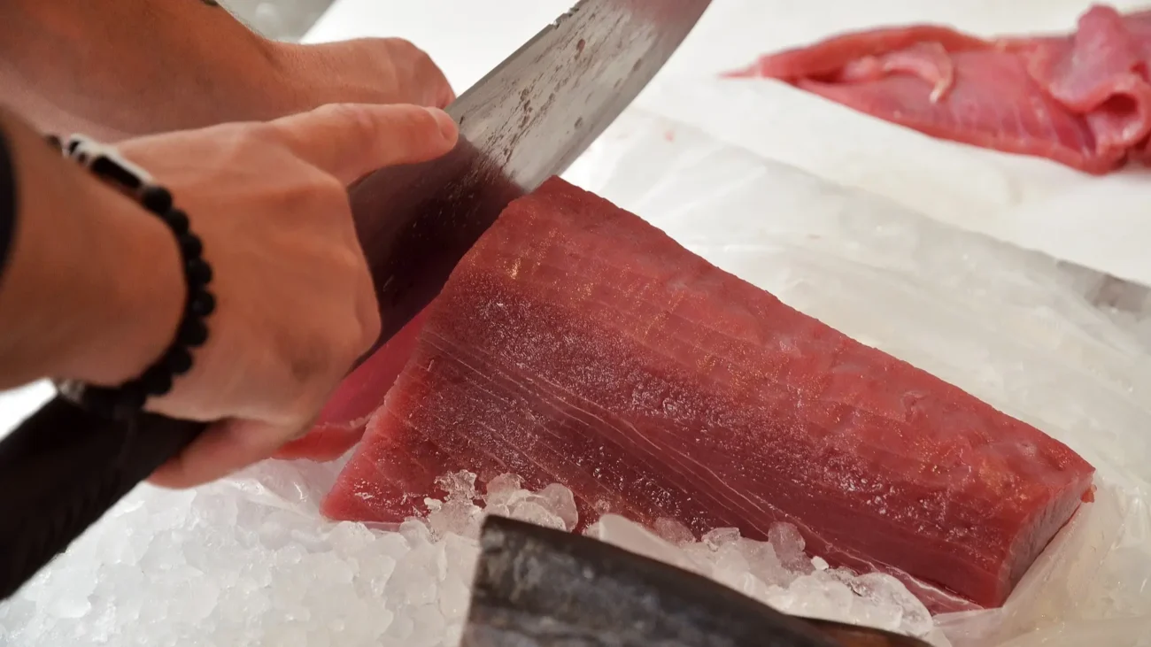 Tuna Fillet Cutting