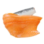 Fresh Salmon Fillet 1kg size on white background
